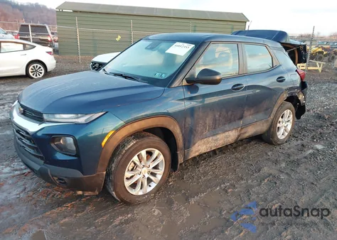 2021 Chevrolet Trailblazer Awd Ls from USA, damaged, VIN KL79MNSL2MB140767